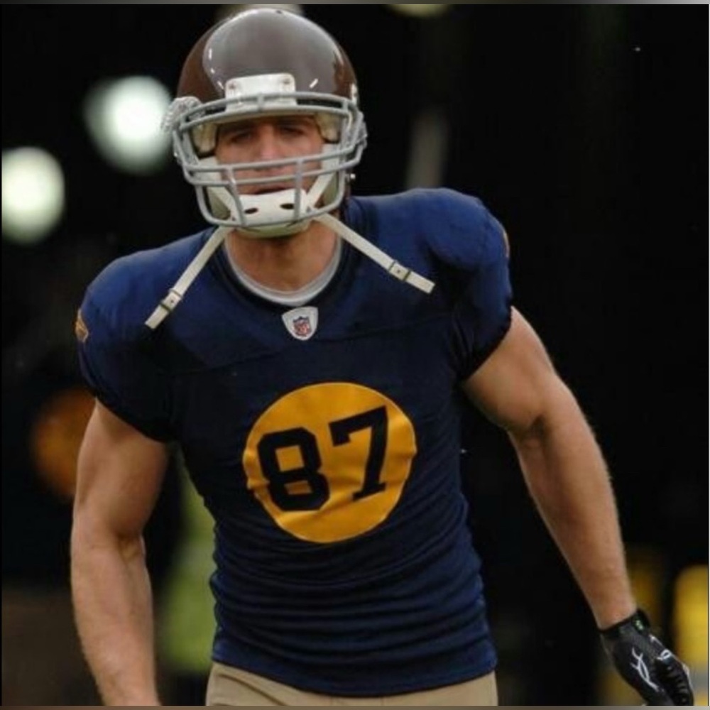 NFL Nike Green Bay Packers Jordy Nelson Throwback Jersey Size 56 Blue Yellow